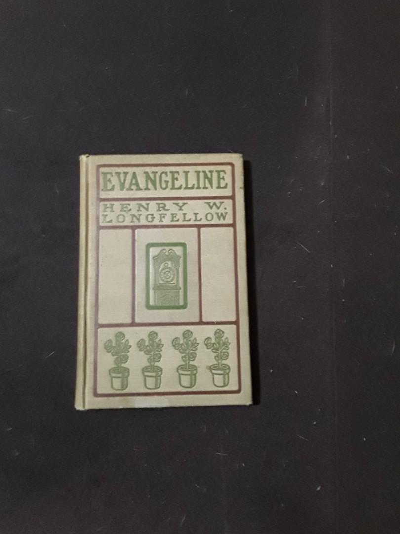 VINTAGE HARDCOPY-EVANGELINE BY HENRY W. LONGFELLOW (Category: Storybooks) located in Silang. Submitted by dlphay (Listing ID 1017770046, Image 1). Description: PICTURES ARE A PART OF THE DESCRIPTION,WHAT YOU SEE IS WHAT YOU GET. FOR SALE OR POSSIBLE TRADE UP OR DOWN, INTERESTED ITEMS INCLUDE VINTAGE ART, BOOKS,CLOTHING, MOTORCYCLES,MILITARY, KNIVES,BOLOS,CARVINGS, LAMPS,SCULPTURES, COSTUME JEWELRY, TOYS,COMIC'S, WATCHES,CLOCKS,PICTURES, PAINTINGS