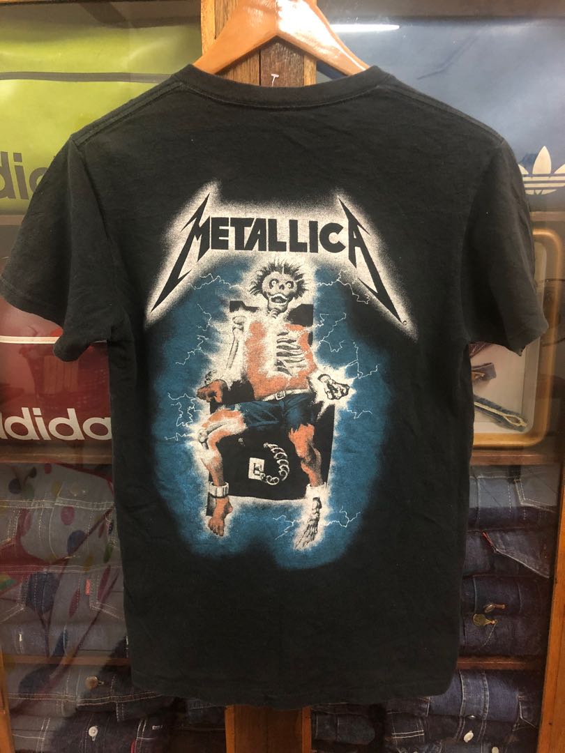 Vintage metallica ride the lightning shirt discount