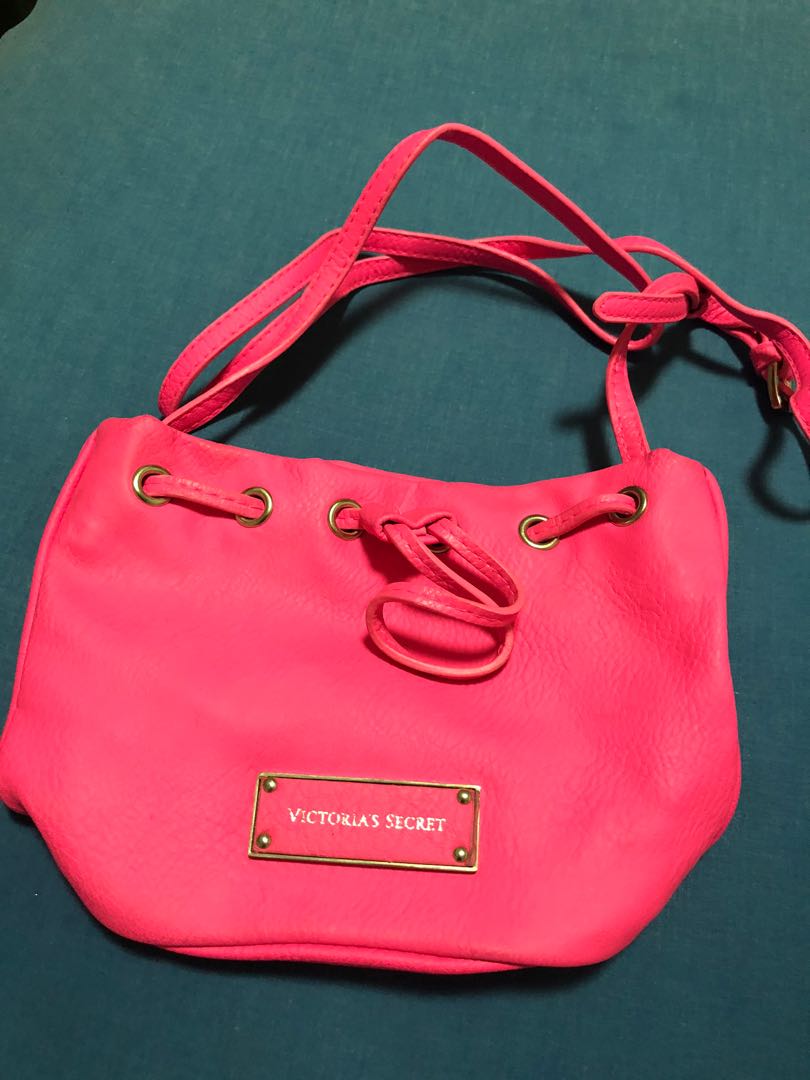 neon pink mini bag