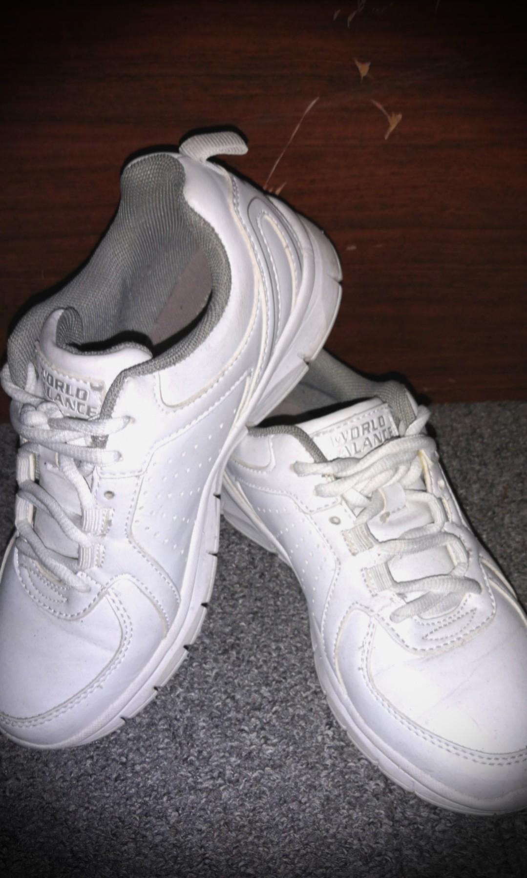 White rubber shoes