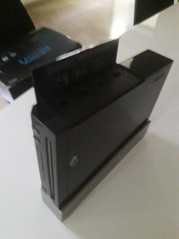 Wii black with Gamecube support
