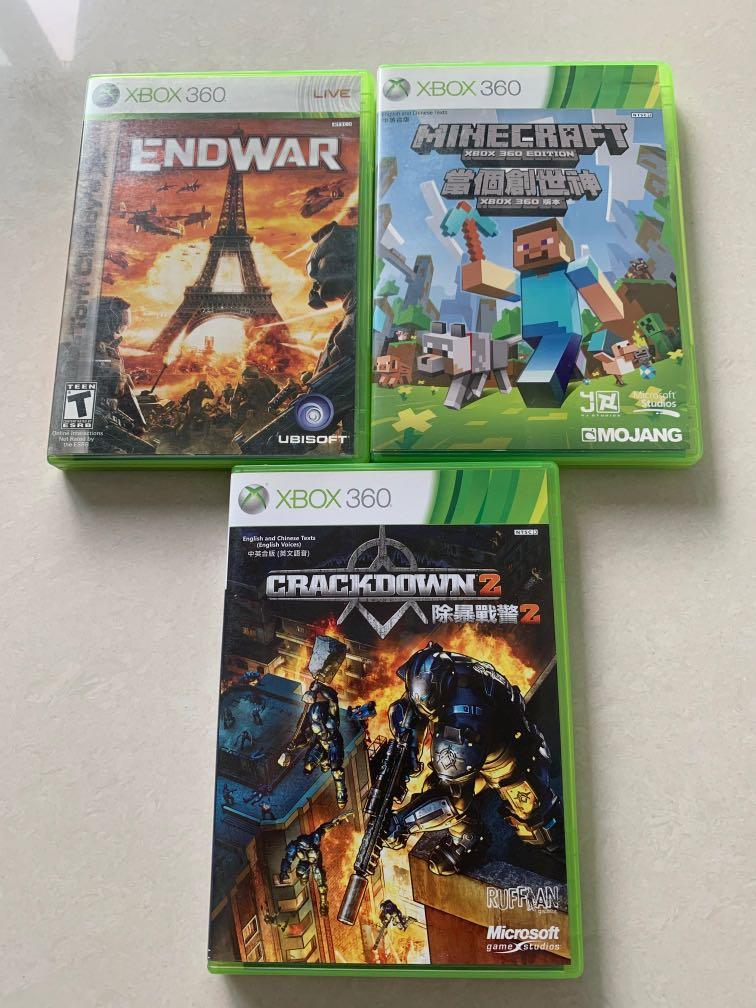 xbox 360 games minecraft
