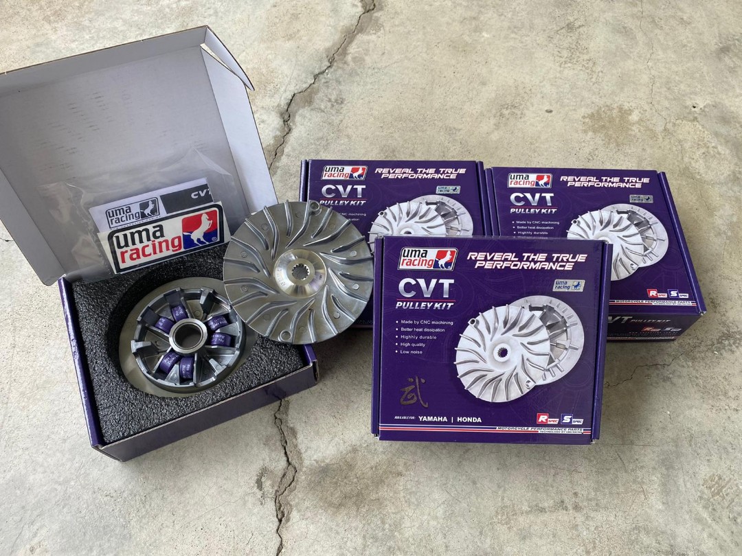 Yamaha Aerox UMA RACING CVT pulley kit, Motorcycles, Motorcycle