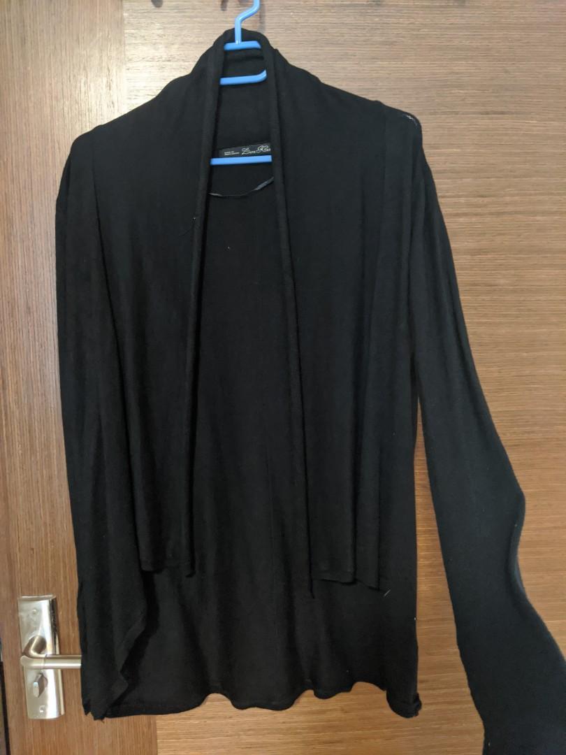zara knit black sweater