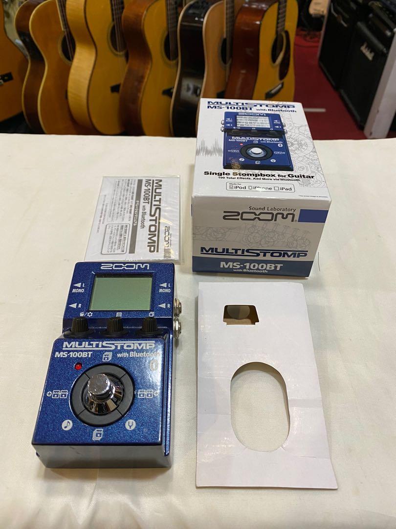 Zoom Ms 100bt Multistomp Effects Pedal With Bluetooth Hobbies Toys Music Media Music Accessories On Carousell