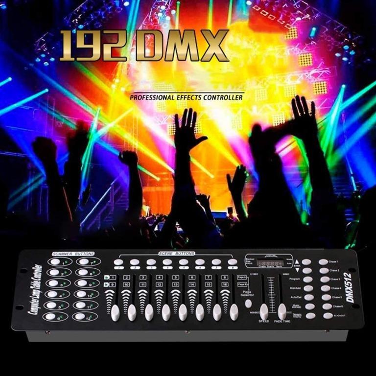 192 Dmx Controller Dj Equipment Dmx 512 Console Stage Lighting For Console Stage Lighting Wedding Lights Show Beam Light Control Console Electronics Others On Carousell