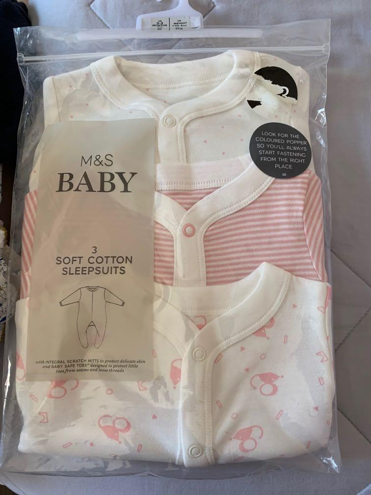 marks and spencer baby sleepsuit