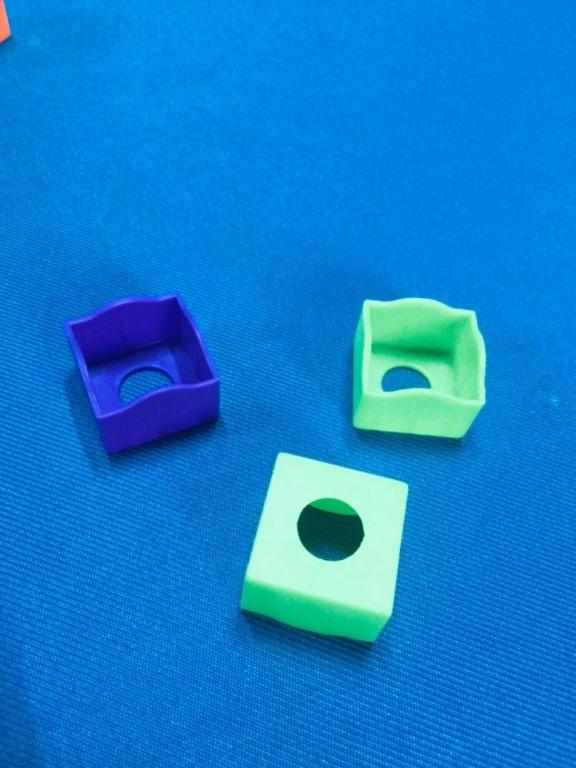 3 pieces billiard plastic chalk holder lagayan ng tisa sa bilyaran