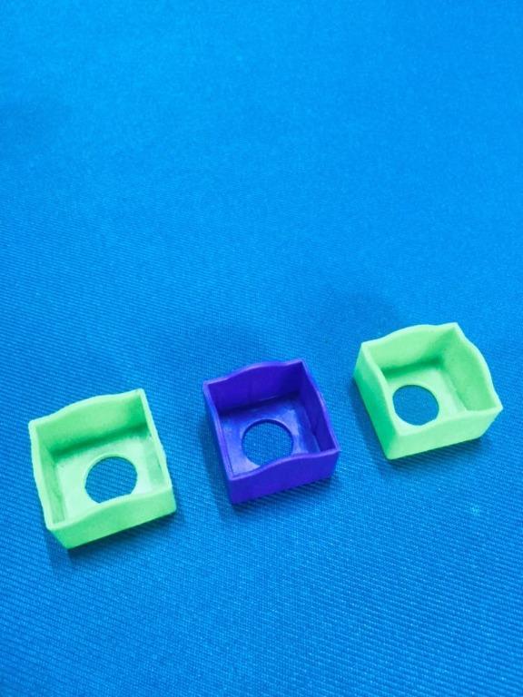 3 pieces billiard plastic chalk holder lagayan ng tisa sa bilyaran