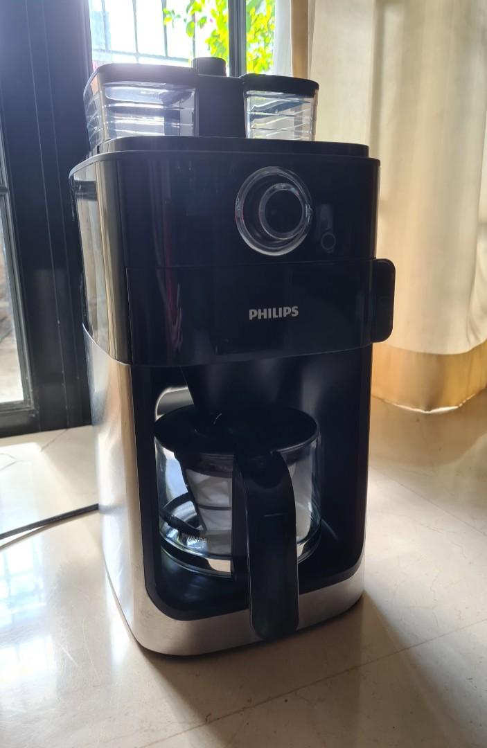(90 New) Philips HD7762 Grind and Brew Coffee Maker, TV & Home