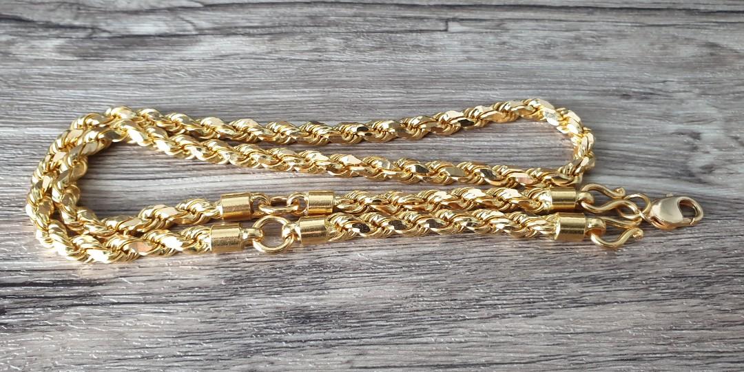 Gold chain hook top design