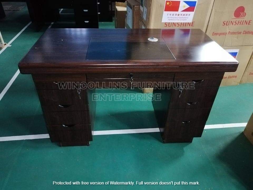 Office Desk Table With Drawers And Lock Furniture Home Living Office Furniture Fixtures On Carousell