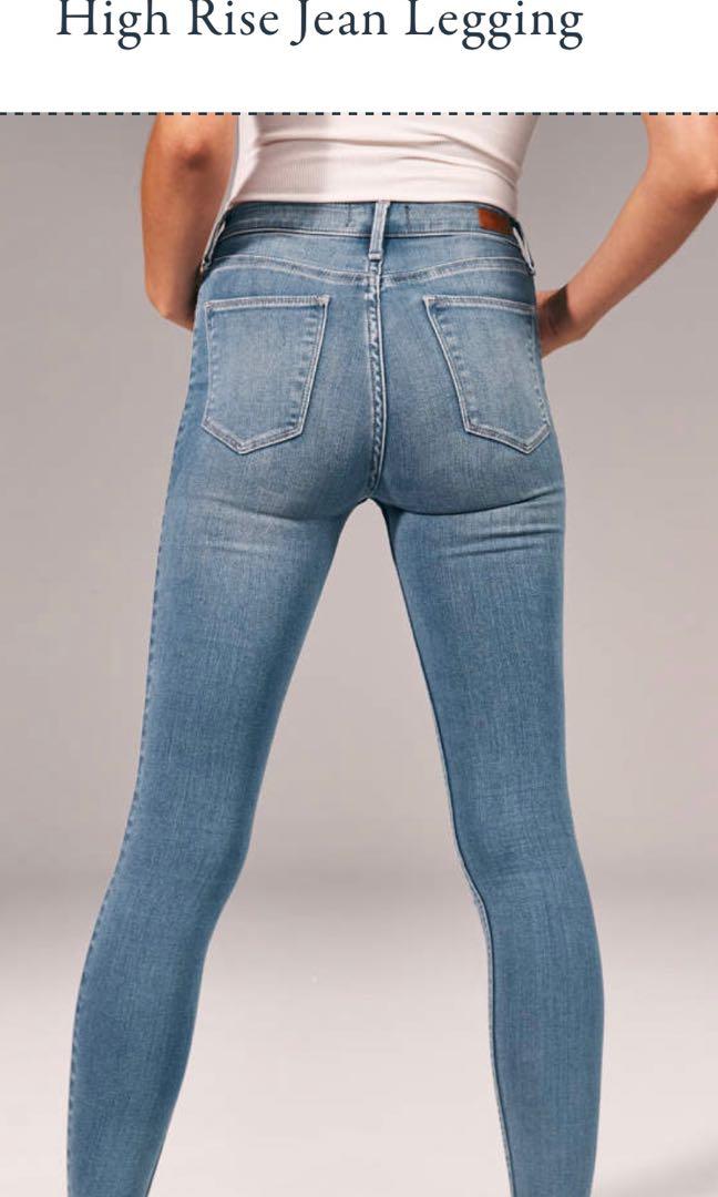 Abercrombie High Rise Jean Leggings