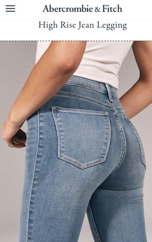 Abercrombie High Rise Jean Leggings