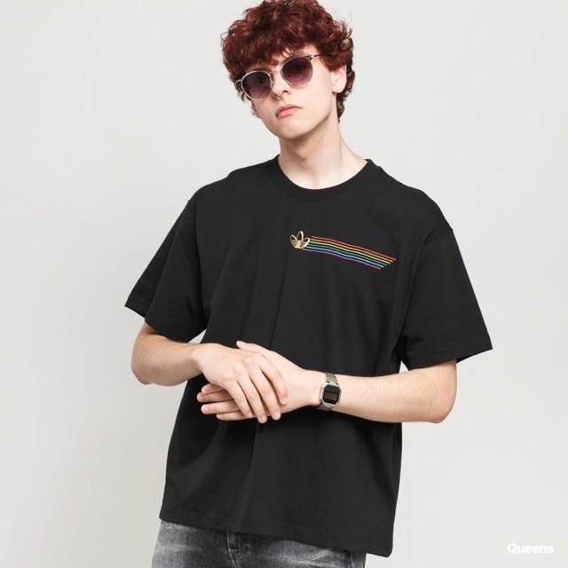 Adidas pride linear tee deals