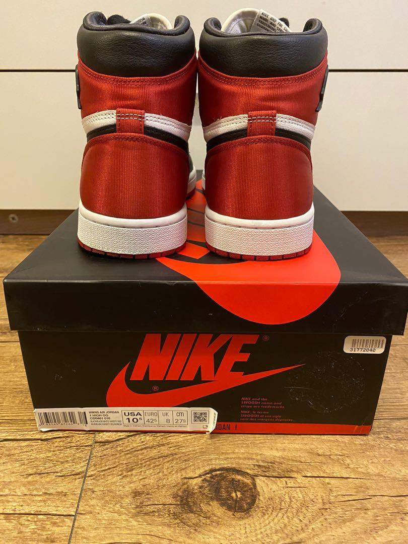 satin black toe nike