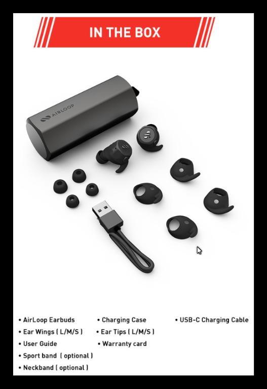AirLoop: The World's First 3-In-1 Convertible Earbuds, Audio, Earphones on  Carousell