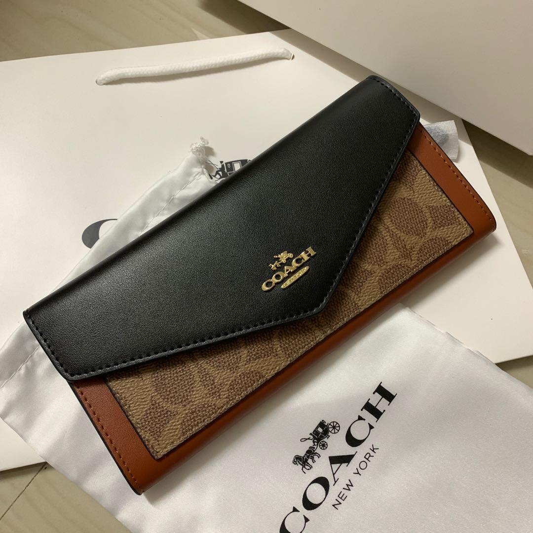 coach long purse