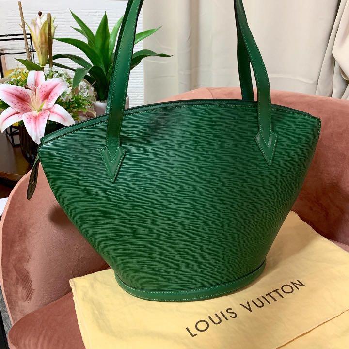 Louis Vuitton Borneo Green Epi Leather Saint Jacques GM Bag Louis
