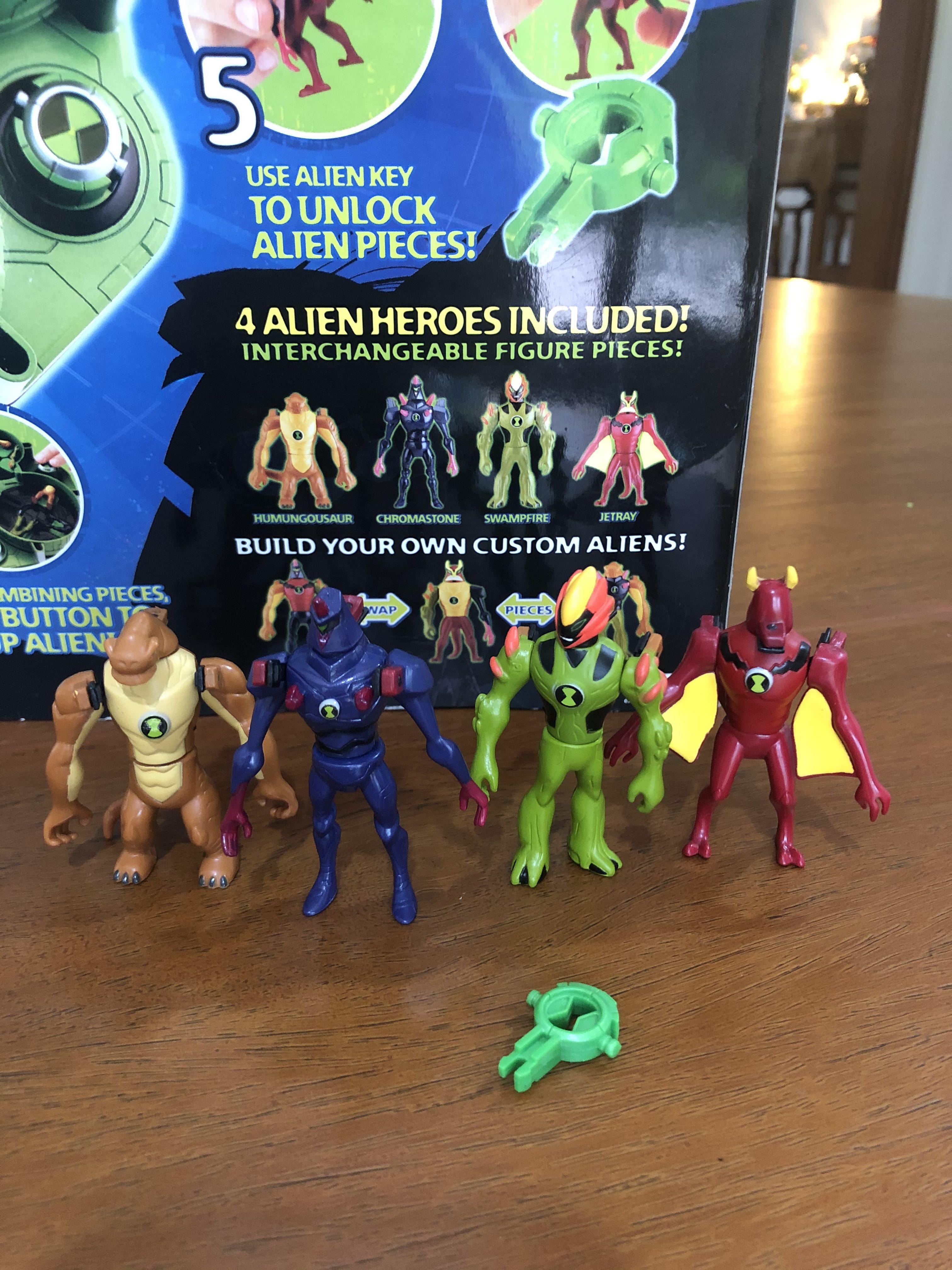 ben 10 alien creation chamber extra figures