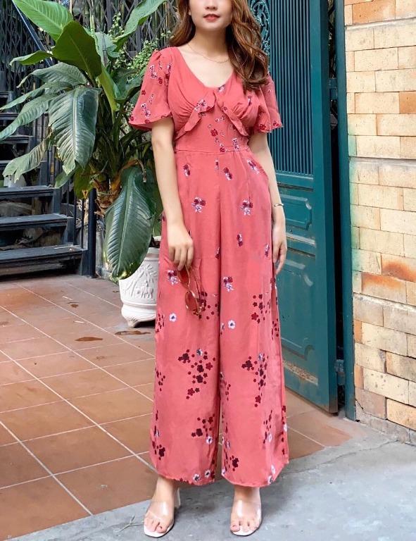 formal floral jumpsuit