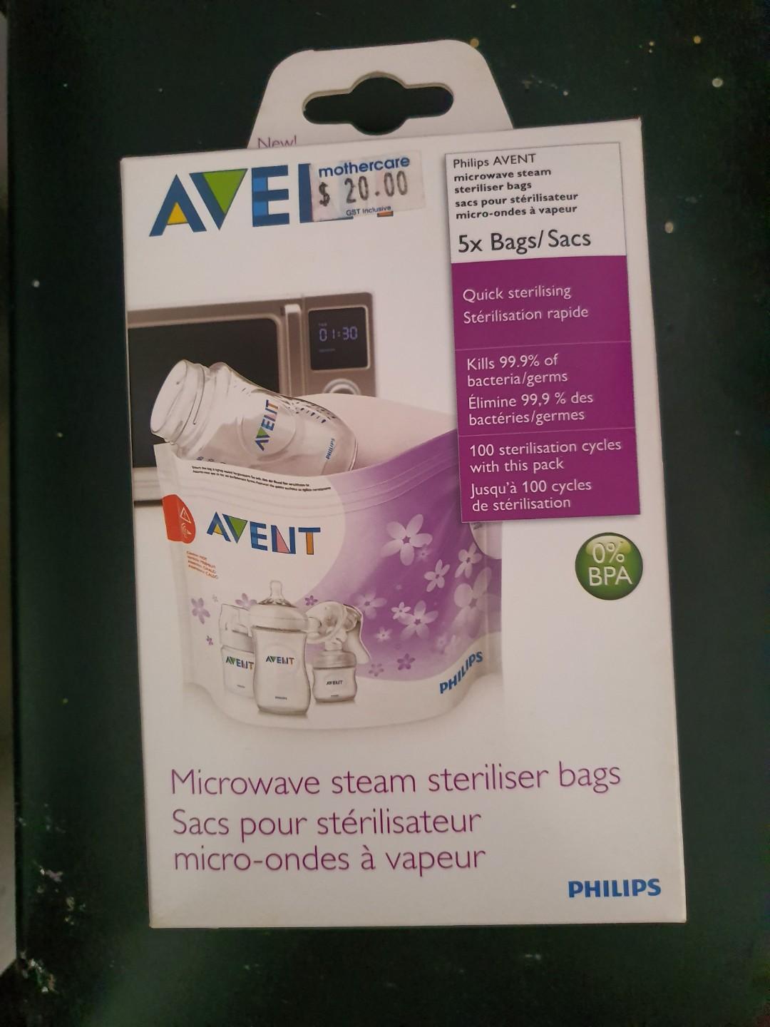 avent sterilizer bags