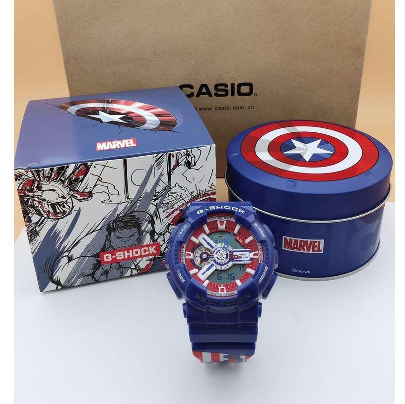 g shock capitao america