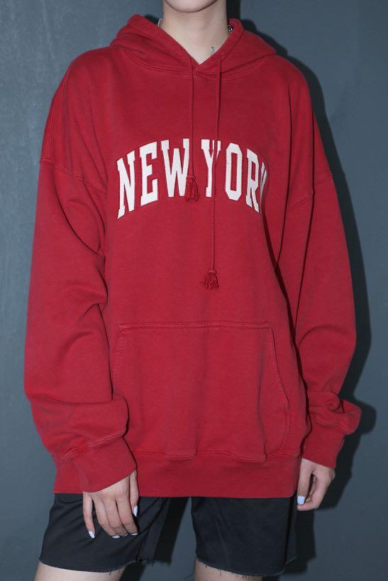 Brandy melville red hoodie