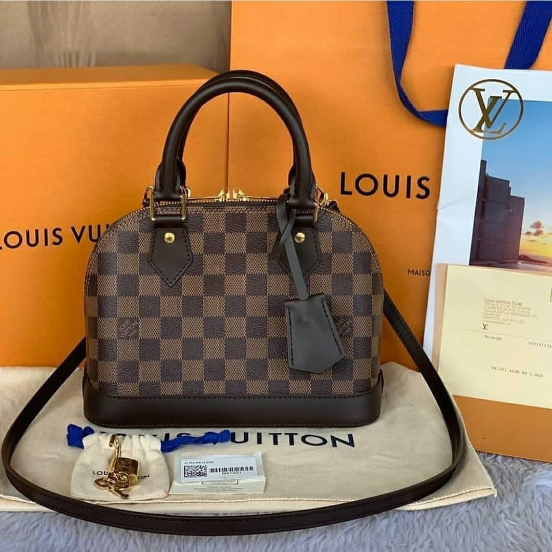 💯 Authentic LV Alma Bb Epi Leather, Luxury, Bags & Wallets on Carousell