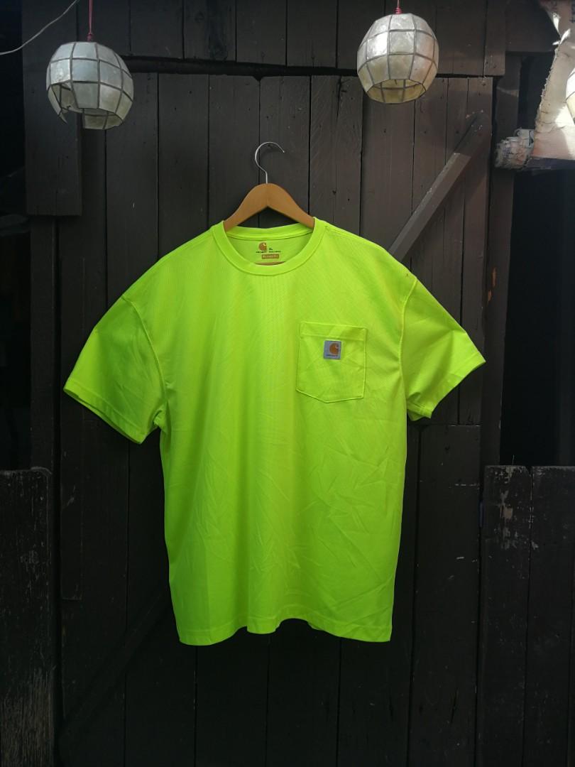 Carhartt Pocket Tee (Neon Green), Men's 