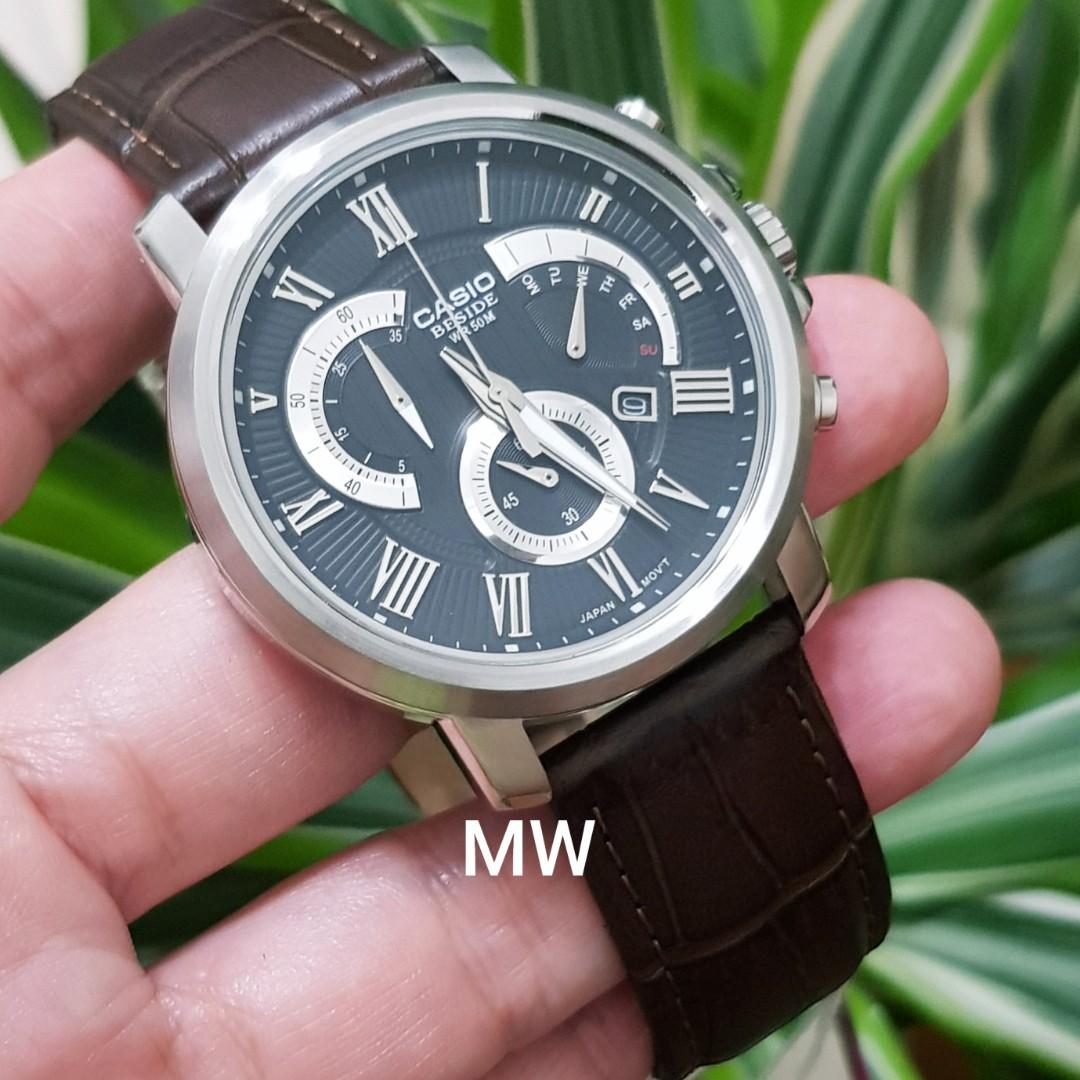casio beside 506 men's watch