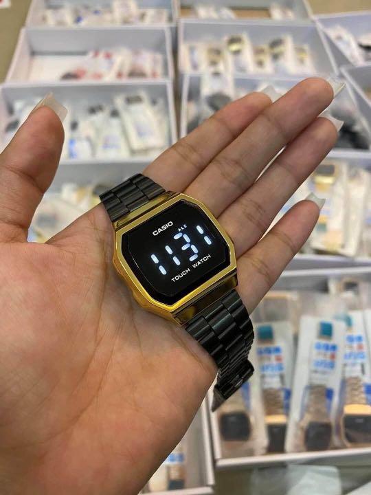 gold touch watch