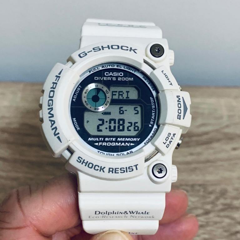 Casio GW 200 GW 206 GW 206K 7 ICERC White Frogman G shock Gshock