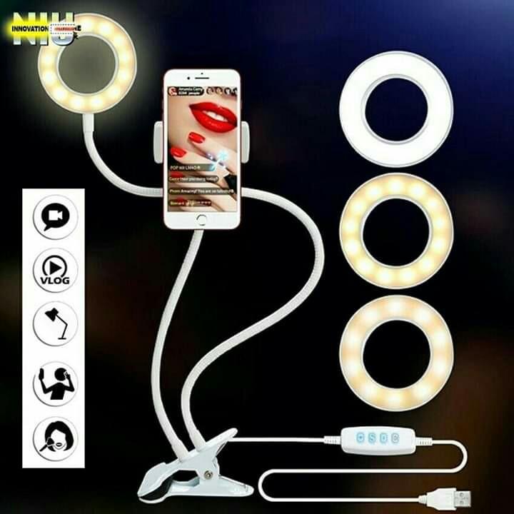 Cellphone Holder with Ring light (Category: Mounts & Holders) located in Manila. Submitted by chedelm (Listing ID 1022109852, Image 2). Description: .