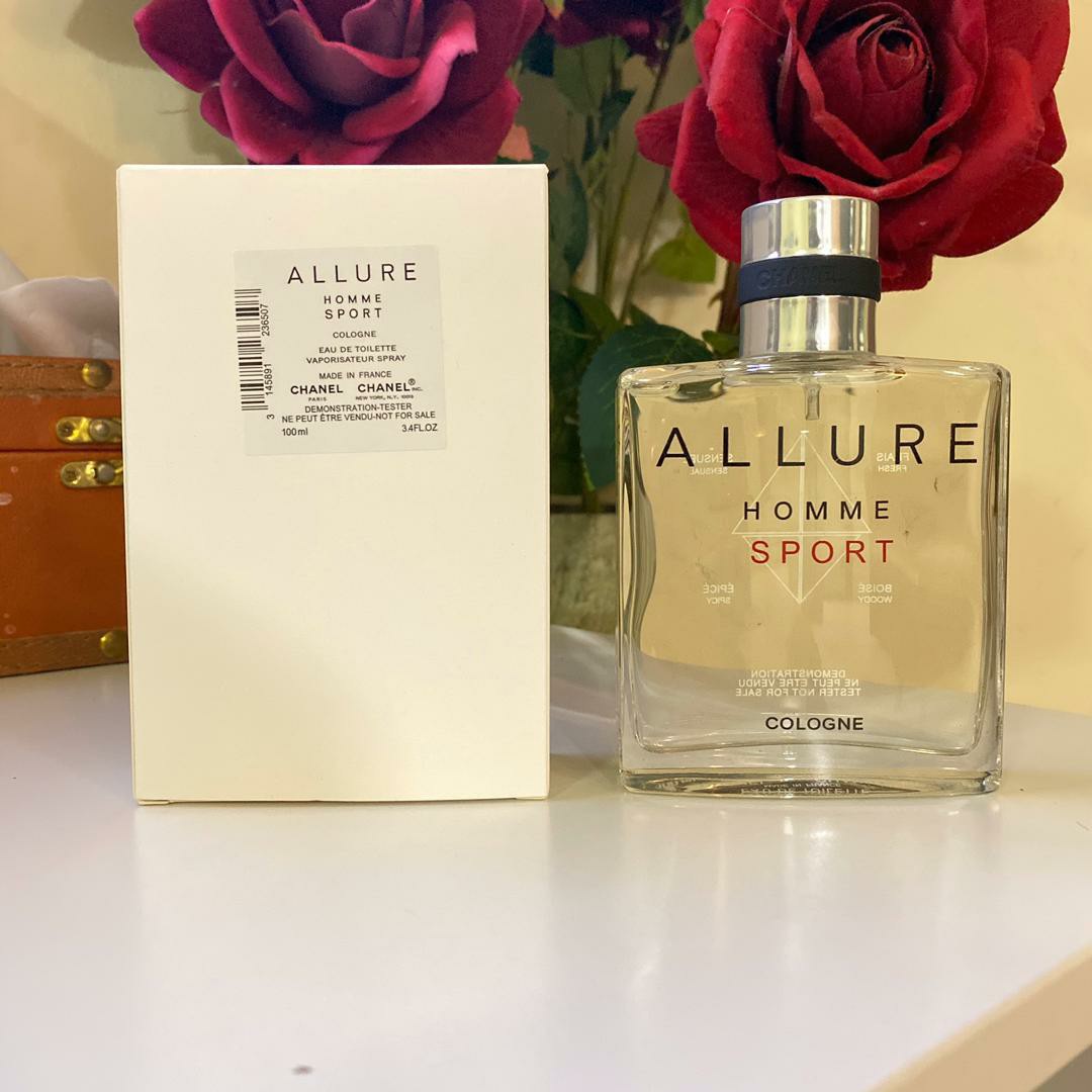Chanel allure homme sport cologne Tester, Beauty & Personal Care