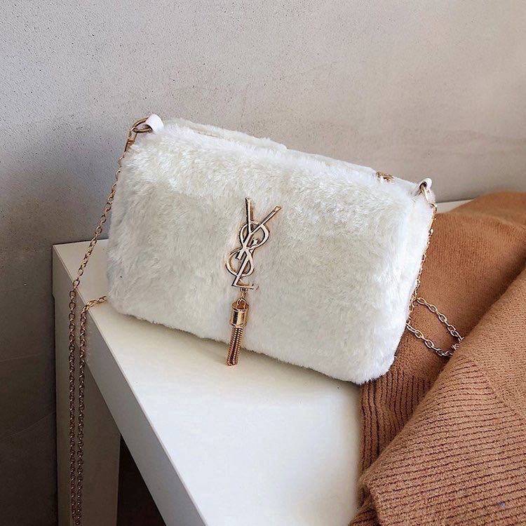 fluffy sling bag