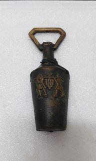 CORK and BOTTLE OPENER Made in ISRAEL BRASS