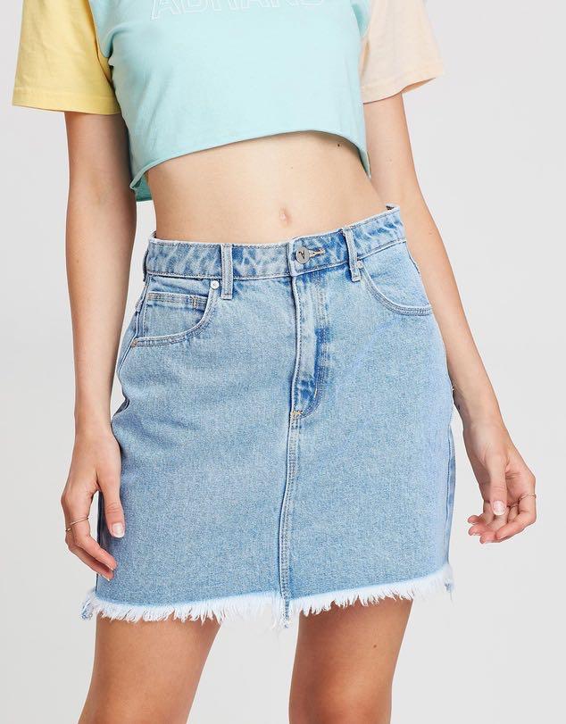 Cotton on a sales line denim skirt