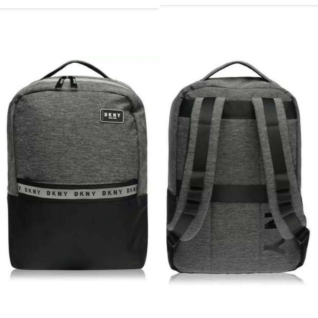 dkny grey backpack