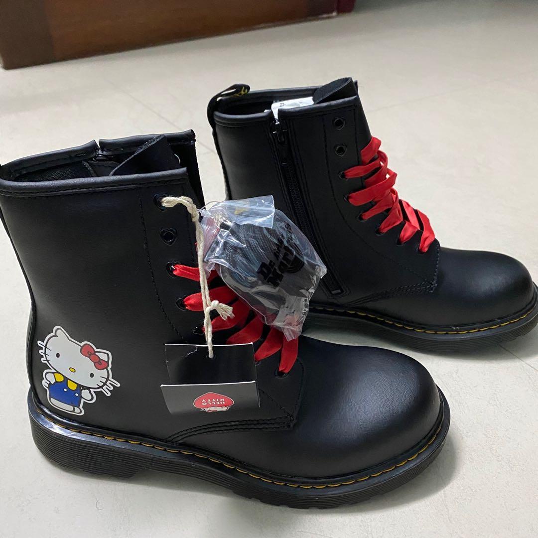 Dr Martens X Hello Kitty Women S Fashion Shoes Boots On Carousell