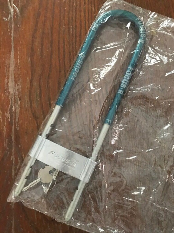 Focus R Fork Lock U Lock Steel, Auto Accessories on Carousell