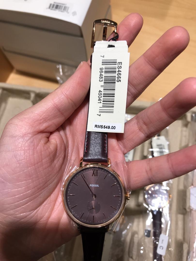 FOSSIL KAYLA FIG LEATHER Women s Fashion Watches Accessories