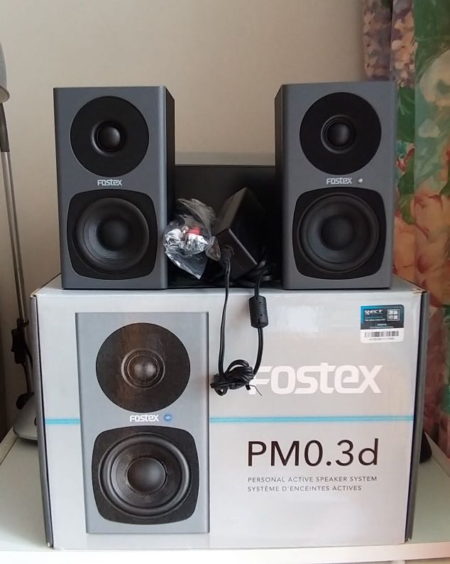 FOSTEX PM0.3 主動式喇叭音響, 音響器材, Soundbar、揚聲器、藍牙喇叭