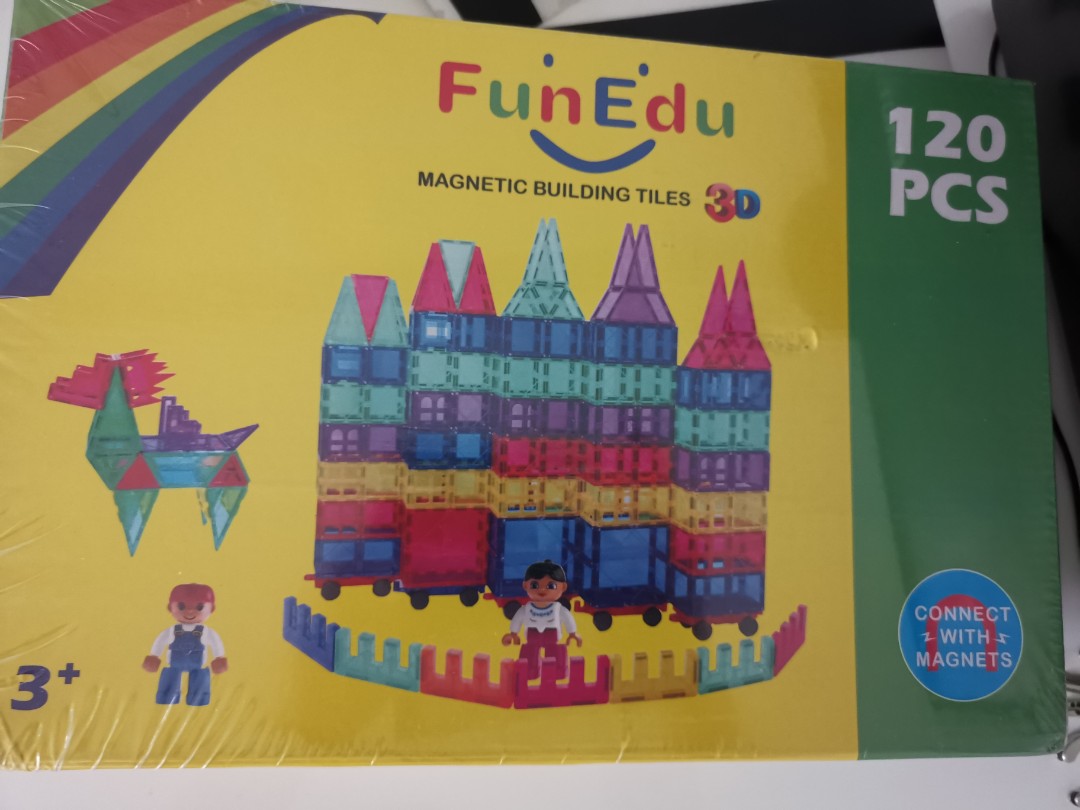 FunEdu magnet tiles BNIB Hobbies Toys Toys Games on Carousell