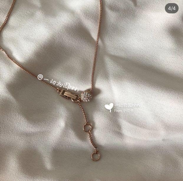 Givenchy Swarovski Necklace Crystal Fireball 16