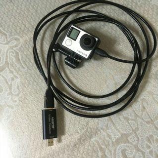 GoPro Camera Webcam Video Capture Card HDMI cable go pro micro hdmi
