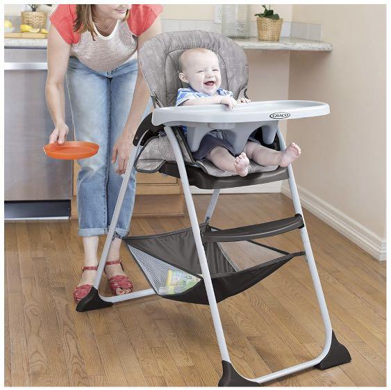 Graco Slim Snacker High Chair Ultra Compact High Chair, Babies & Kids