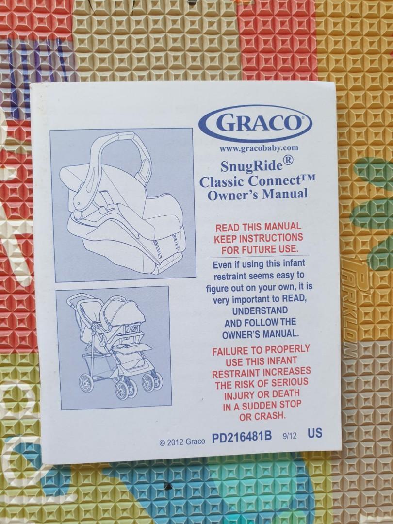 Graco snugride new arrivals classic connect manual