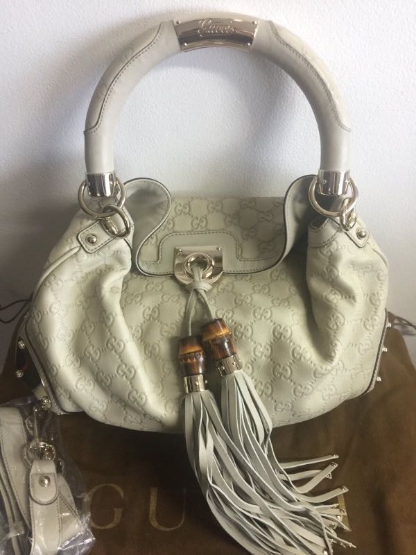 gucci leather hobo bag