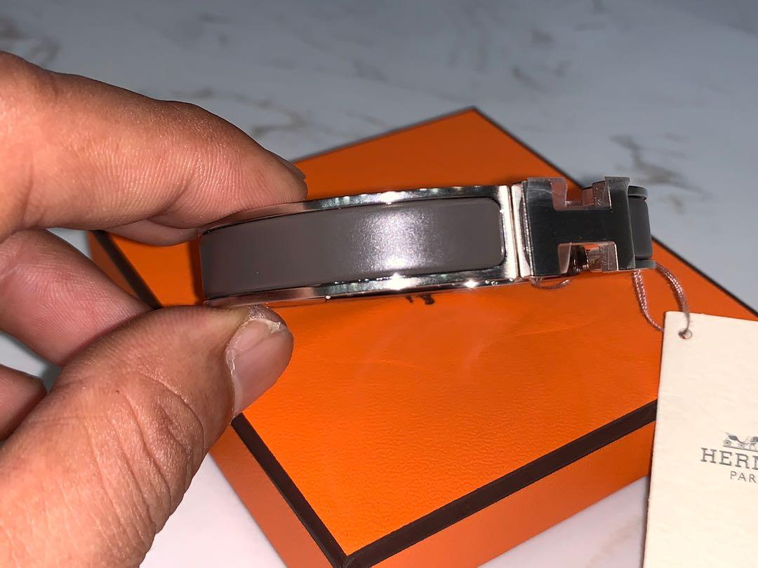 Hermes clic HH etain matt hardware Men s Fashion Watches